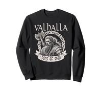 Valhalla Sons of Odín Runas Mitología nórdica Viking Nórdica Sudadera