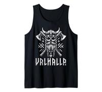 Valhalla Vikingo Mitología Nórdica Dioses Runas De Odín Camiseta sin Mangas