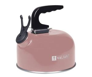 Valiant FIR759 - Hervidor de agua portátil para camping, 1 litro, color rosa
