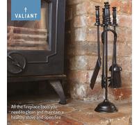 Valiant Juego de Herramientas para Chimenea de 5 Piezas