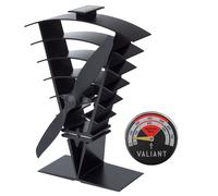 Valiant Vanquish Ventilador de Estufa y Termómetro Magnético Ventilador de Es...