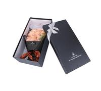 VALICLUD 1 Caja Ramo de rosas de jabón boda jabón perfumado flores ramas Vaya decoración flor de jabón de cumpleaños jabón de rosas ramo de jabón jabones de ramo papel Dorado