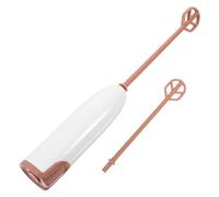 VALICLUD 1 juego Batidora Eléctrica de Mano para de Leche y Bebidas Varillas Desmontables para Preparar Fórmulas y Batidos Color Blanco Sin Baterías Incluidas Reutilizable