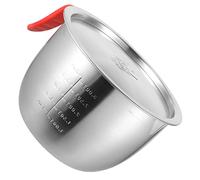 VALICLUD 1 juego Bol Mezclador Inoxidable con Tapa para Ensaladas Huevos y Mezclas y Resistente Diámetro Accesorio para Cocina