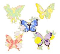 VALICLUD 1 Juego Broche De Clip De Libélula Dijes De Broche Dijes Para Pulseras Broche De Broche De Solapa Broches De Animales Pines De Esmalte 5 piezas