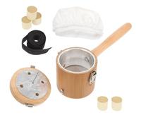 VALICLUD 1 Juego Caja de Moxibustión de Madera Ergonómica con Soporte para Manual para Espalda y Abdomen Incluye Barras de Moxa y Funda Herramienta Duradera y Estable para Moxibustión