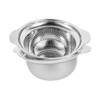 VALICLUD 1 juego Colador y Bol Mezclador Inoxidable Escurridor Multiusos Cocina