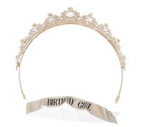 VALICLUD 1 Juego Coroa de Cumpleaños Satén para Mujer Ligero para Fiestas de Cumpleaños y Celebraciones Especiales