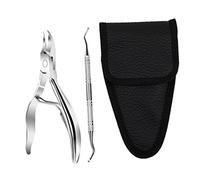 VALICLUD 1 juego Cortauñas Duradero de Inoxidable para Manicura y Pedicura Incluye Alicates y Herramienta para Cutículas Diseño Ergonómico y Ligero para Casa o