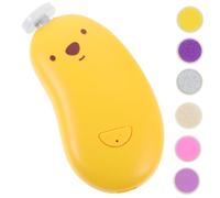 VALICLUD 1 Juego Cortaúñas Eléctrico Tijeras Manicura Cortadores De Uñas Archivo Clavos Lima De Uñas Eléctrica Cortauñas Eléctrico Lima Electrica Para Uñas Dedo Abdominales Amarillo