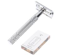 VALICLUD 1 Juego De Afeitadora Para Barba Y Cejas Cortador De Aluminio Plateado