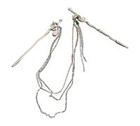 VALICLUD 1 Juego Horquilla de Pelo Forma de Serpiente con de Cadena Accesorios para Recogidos para Boda de Usar y