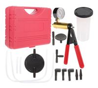 VALICLUD 1 Juego Kit de Purgador de Frenos Manual con Bomba de Vacío Herramientas para Cambio de Líquido de Frenos y de Vehículos Incluye Válvula de y Mangueras de