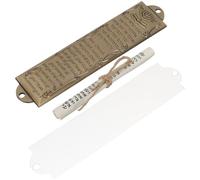 VALICLUD 1 Juego Mezuzah Religiosa Decorativa de Aleación con Escritura Hebrea para Puerta Adorno Artístico Compacto para Hogar y Religiosos