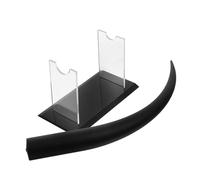 VALICLUD 1 Juego Modelo De Pestañas Gigantes De Escritorio Accesorio De Pestañas Para Salón Adorno De Exhibición De Pestañas Postizas Pestañas Postizas Negro Acrílico Base