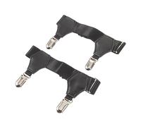 VALICLUD 1 Juego Sartenes Bra Cinturon Cintureo Belt Socks Correa Para Manos Montado Apoyo Clips Guarda Calcetines Antideslizante Hombre Calcetín Guardián Calcetín Hebilla Metal 2 Piezas