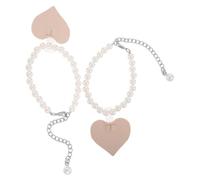 VALICLUD 1 Par De Elegantes Cadenas Para Zapatos, Accesorios Antideslizantes Para Tacones Altos Con Hebilla Ajustable, Adornos De Perla De Imitación Estilo Francés Para Zapatos De Mujer.