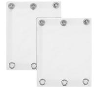 VALICLUD 1 par de mamelucos de extensión de body de bebé, extensor de botón a presión para body de entrepierna, a presión para niño, rallonge, traje de uniforme de tela, color blanco