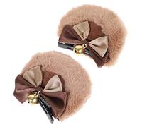 VALICLUD 1 Par De Orejas De Oso Clips Pinzas Para El Pelo De Anime Accesorios Kawaii