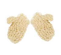 VALICLUD 1 Par Guantes De Ducha De Sabio Guante De Baño Exfoliante Guantes De Ducha De Baño Exfoliante De Baño Guantes De Masaje De Baño Manopla De Lufa Khaki Sisal