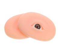 VALICLUD 1 Par Módulo De Ceja Tridimensional 5d Cejas Sombra Frente Práctica Tabla De Ejercicios De Maquillaje Modelo De Ojo De Silicona Piel De Maquillaje De Silicona Gel De Sílice