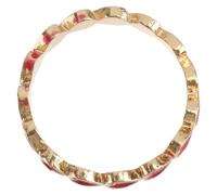 VALICLUD 1 Pc anillo de corazón encantos boda anillos de oro para el pulgar para mujer joyas anillo de dedos decorativo regalitos cumpleaños anillo femenino anillo de dedo de aleación rojo