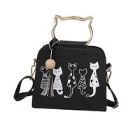 VALICLUD 1 Pieza Bolso Bandolera para Mujer con de Gato Pouch de Moda de PU para y Actividades al Aire