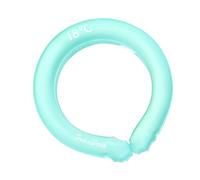 VALICLUD 1 Pieza Cuello fresco almohada refrescante cojín de enfriamiento suministro de refrigeración collar de cuello frío almohada de hielo mezcla de cristales de hielo Sky-blue