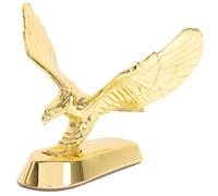 VALICLUD 1 pieza decoración de arcilla frontal motocicleta decoración pegatinas adornos emblemas águila figura radiador insignia para modificación adorno águila decoración motocicleta aleación de zinc