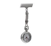 VALICLUD 1 Pieza Mesa de Enfermera Dama para señoras enfermería relógios Reloj Fob de enfermeria pequeño Reloj de Bolsillo Cuidado con Las Enfermeras Cuarzo Silver