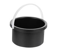 VALICLUD 1 Pieza Olla de Cera para Depilación Recipiente para Derretir Cera de Alta Capacidad Material Casa y Spa Negro