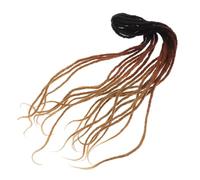 VALICLUD 10 Extensiones De Rastas Trenzadas Para Peluca Extensiones De Rastas Extensiones De Rastas Fibra Química Color Café
