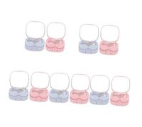 VALICLUD 10 Juegos Estuche para Lentes De Contacto Hola Casos Estuche De Anteojos Portátil De Lentes Colorido Titular De Contactos Soporte De os Reemplazable Vidrio