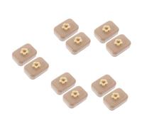 VALICLUD 10 Juegos Estuche Portátil para Lentes de Contacto Caja de Almacenamiento para Maquillaje para Actividades Bonito y Ligero Leche