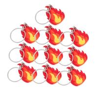 VALICLUD 10 Llaveros De , Llavero De Bombero, Pequeños Para Fiestas De Bomberos, Llavero De Bombero, Decoraciones Para Fiestas De Bomberos, Centro De Mesa Para Fiestas De