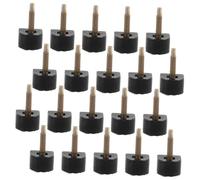 VALICLUD 10 Pares Gorro de reparación de tacón alto consejos para reemplazar el talón puntas de tacón cuadrado puntas del talón pin de as de para tacones altos planchar