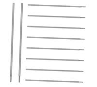 VALICLUD 10 Piezas Bolígrafo de transferencia de recambio de rotulador recarga de bolígrafo kit de de de aleación de aluminio Black