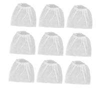 VALICLUD 10 Piezas Bolsa Aspiradora Clavo Bolsa De Polvo Para Decoración De Uñas Arte Polaco Bolsa Colectora De Bolsas De Colector De Polvo Blanco Tela No Tejida
