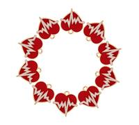 VALICLUD 10 Piezas Colgante De Soporte De Pared Accesorios De Oro Colgante De Línea De Vida Accesorios Bisagras Varias Decoraciones Decoración De Fotos Día Rojo Aleación De Zinc