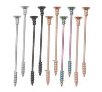 VALICLUD 10 Piezas De Aretes Tipo Tachuela Para Hombre Aretes Tipo Tachuela De Acero Inoxidable