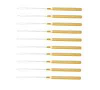 VALICLUD 10 Piezas Extensiones de Cabello de Crochet Herramientas de Extensión de Cabello Color Material Aguja de Tracción Uso Salón de Belleza