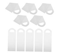 VALICLUD 10 Piezas Fundas Semi Transparentes de Pe para Identificación Rápida Protector para Actividades al Aire y Camping