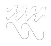 VALICLUD 10 Piezas Gancho Inoxidable para Colgar Carne S Forma Resistente para Ahumado y Secado para Cocina y Carnicería
