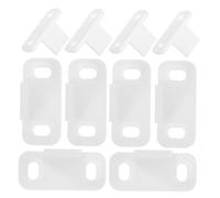 VALICLUD 10 Piezas Guía De Piso Para Puerta De Granero Unidades Instalación Sencilla Deslizamiento Suave y Silencioso Para Puertas De Almacén y Armario Topes Corredizas Guías De Piso De