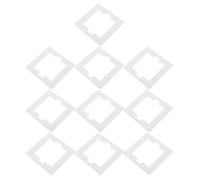 VALICLUD 10 Piezas Junta Ignífuga para Placa de Tomacorriente Giratoria Junta de Aislamiento para Cubierta de Tomacorriente de Pared para Oficina y Casa Ignífuga para Interruptor de Luz