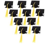 VALICLUD 10 Piezas mini pinzas para el cabello gorra de doctorado horquillas graduation cap topper el acontecimiento gorro graduacion pinzas para el cabello de la fiesta de graduación