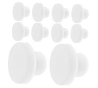 VALICLUD 10 Piezas Tapones de Silicona Reutilizables Sólidos para Botellas Tapón Sellador Versátil para Sal Pimienta Macetas y Tubos Duraderos y Resistentes Deformación