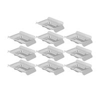 VALICLUD 10 Recipientes para Cera para Fundición de Acero Inoxidable Molde para Incrustar de 24X24X7 MM Soporte para Cera Dura Laboratorio de Patología y Química