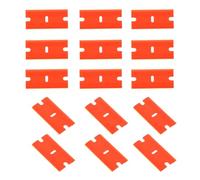 VALICLUD 100 piezas Cuchillas de Rascador de Plástico para Retirar Adhesivos Pegatinas y Películas de Ventanas Herramienta de Limpieza Práctica y Ligera para Cocinas y Vehículos