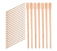 VALICLUD 100 Varillas de Madera para Depilación de Cera, Espátulas Seguras para Zonas Sensibles y Eliminación de Vello Corporal, Aplicadores Resistentes y Efectivos